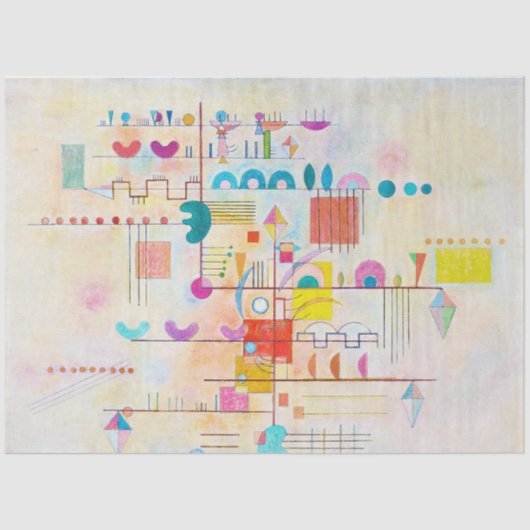 Gentle Accent, Wassily Kandinsky Tissuepapier (Voorkant)