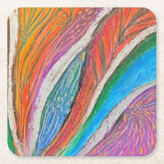 Gentle Bloom Onderzetter – getextureerd bloemenpat