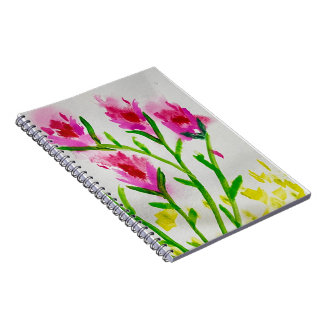Gentle Blooms – Soft Watercolor Floral Greeting Notitieboek