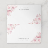 Gentle Blush Pink Elegant Wedding Verloving (Buitenkant ongevouwen)