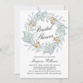 Gentle Botanics Bridal Shower Kaart (Voorkant)