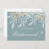 Gentle Botanics | Briefkaart voor de uitnodiging v (Voorkant / Achterkant)