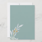 Gentle Botanics  Uitnodiging proefdiners (Achterkant)