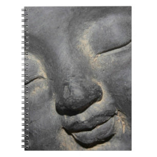 Gentle Buddha Face Stone Sculpture Notitieboek