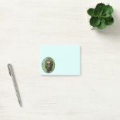 Gentle Buddha Statue in een groen bladerbos Post-it® Notes (Kantoor)