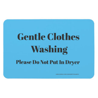 Gentle Clothes Washing - adres website Magneet