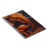 Gentle Elephants Notebook Notitieboek (Rechterzijde)