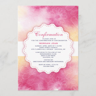 Gentle Floral Invitation Kaart