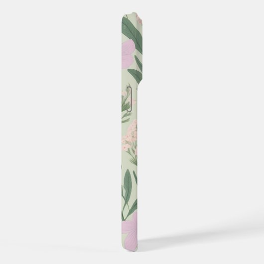 Gentle Garden Bloom Pattern iPhone Hoesje (Rechterkant)