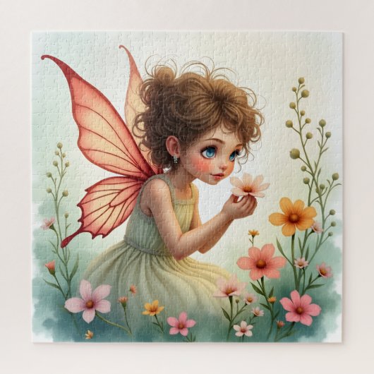 Gentle Garden Fairy Puzzle (Vertical)