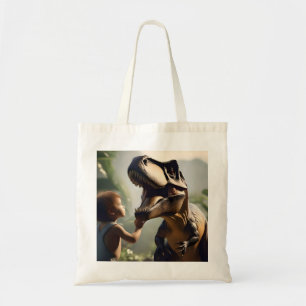 Gentle Giant: de vriendelijke T-Rex die van een ka Tote Bag