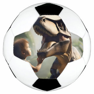 Gentle Giant: de vriendelijke T-Rex die van een ka Voetbal