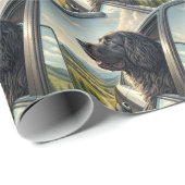 Gentle Giant Newfoundland Scenic Road Trip Wrap Cadeaupapier (Rol Hoek)