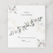 Gentle Greenery Waterverf Leaf & Flower | Goud (Buitenkant ongevouwen)