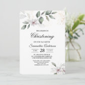 Gentle Greenery Waterverf Leaf & Flower | Goud Kaart (Staand voorkant)