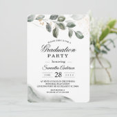 Gentle Greenery Waterverf Leaf | Goudstof | Kaart (Staand voorkant)