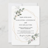 Gentle Greenery Waterverf Leaf Lijst & Flower Kaart (Voorkant)