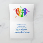 Gentle Heart Verjaardag Kaart (Binnen)