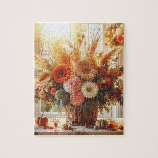 Gentle Herfst Flowers Jigsaw Puzzle Legpuzzel (Verticaal)