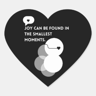 Gentle Joy – Minimalist Heart Sticker