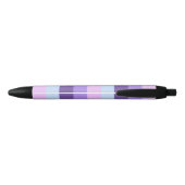 Gentle Lavender Dreams Color Palette Monogram Blauwe Inkt Pen (Achterkant)