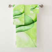 Gentle Leaf abstract Bad Handdoek (Insitu)