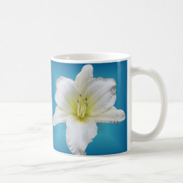 Gentle Lily - Daylily op Blue Koffiemok
