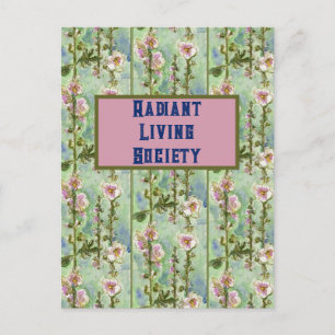 Gentle Mallow Radiant Living Briefkaart