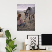 Gentle Meadow | Art équestre | Affiche (Bureau à domicile)