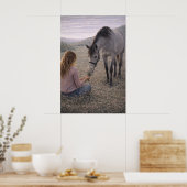 Gentle Meadow | Art équestre | Affiche (Cuisine)
