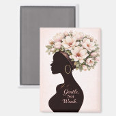 Gentle, Not Weak Inspirational Magnet (Recto/Verso)