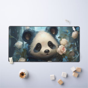 Gentle Panda Beer onder Oerwoud Rozen Bureaumat