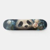 Gentle Panda Beer onder Oerwoud Rozen Skateboard (Horizontaal)