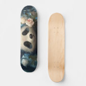 Gentle Panda Beer onder Oerwoud Rozen Skateboard (Voorkant)