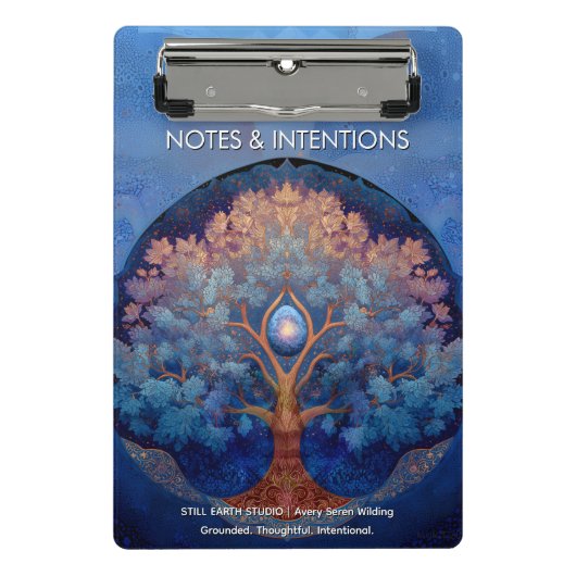 Gentle Radiance | Tree of Life B&B Mini Klembord (Voorkant)