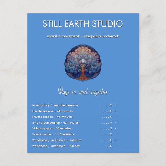 Gentle Radiance | Tree of Life Flyer (Voorkant)