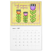 Gentle Rappelle le calendrier de pensée positive (Mar 2027)