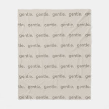 Gentle Repeated Word Pattern Cozy, Calm & Soft 