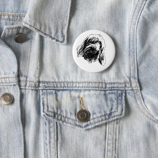 Gentle Spinone Mood Ronde Button 5,7 Cm (In situ)