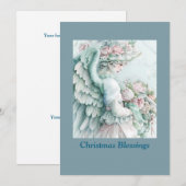 Gentle Spirit - Carte d'ange de Noël Vintage (Devant / Derrière)