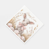 Gentle Spring Lamb & Pastel Easter Egg Hunt Servet (Hoek)