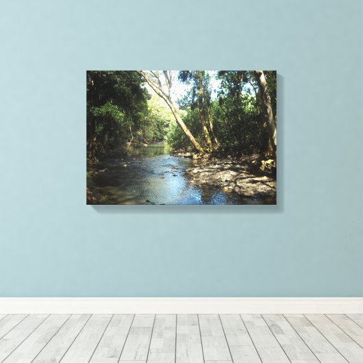 Gentle Stream Canvas Afdruk (Insitu (Houten vloer))