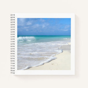 Gentle Surf White Sand Beach Notitieboek