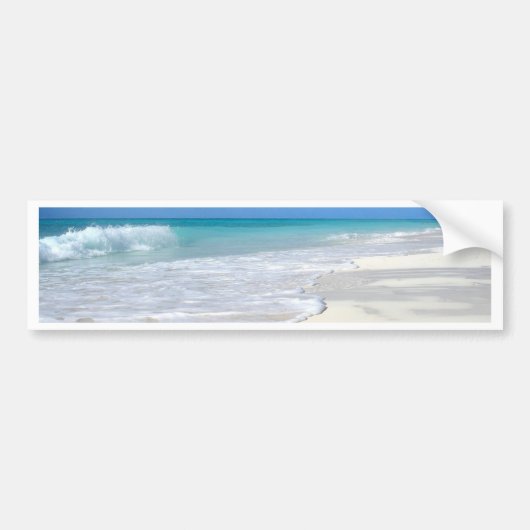 Gentle Surf White Sands Bumpersticker (Voorkant)