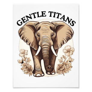 Gentle Titans Foto Afdruk