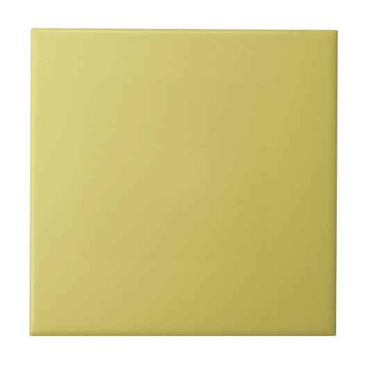 Gentle Warm Yellow Decorative Ceramic Tiles Tegeltje (Voorkant)