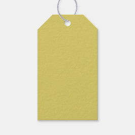 Gentle Warm Yellow Gift Tags Cadeaulabel