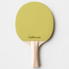 Gentle Warm Yellow Ping Pong Paddle Tafeltennisbatje