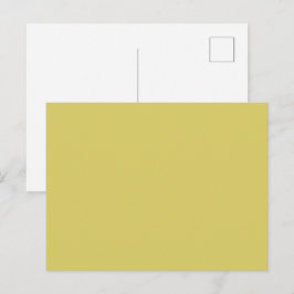 Gentle Warm Yellow Postcard Briefkaart