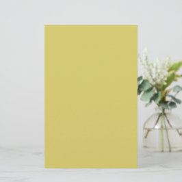 Gentle Warm Yellow Stationery Paper Briefpapier